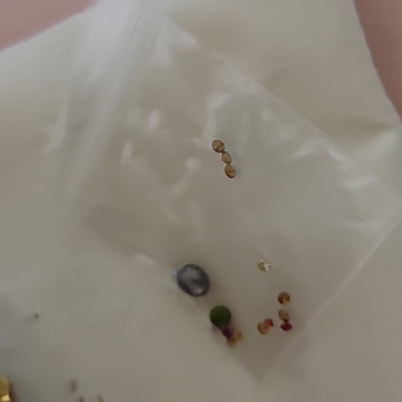 EDIDI 💯 AUTHENTHIC VINTAGE EVENING BAG MULTI COLOR CRYSTALS PRE-OWNED NWT - Picture 13 of 16